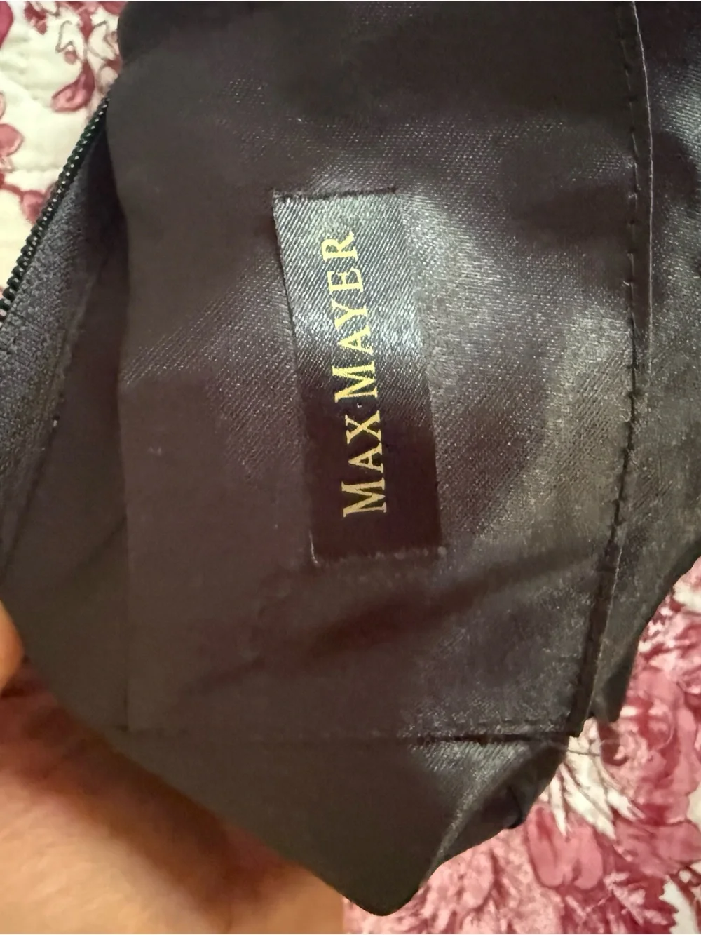 Vintage Max Mayer Y2K Sequin Club Bag Black Mesh Shoulder Purse NYE Party